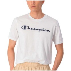 textil Hombre Camisetas manga corta Champion 218531 Blanco