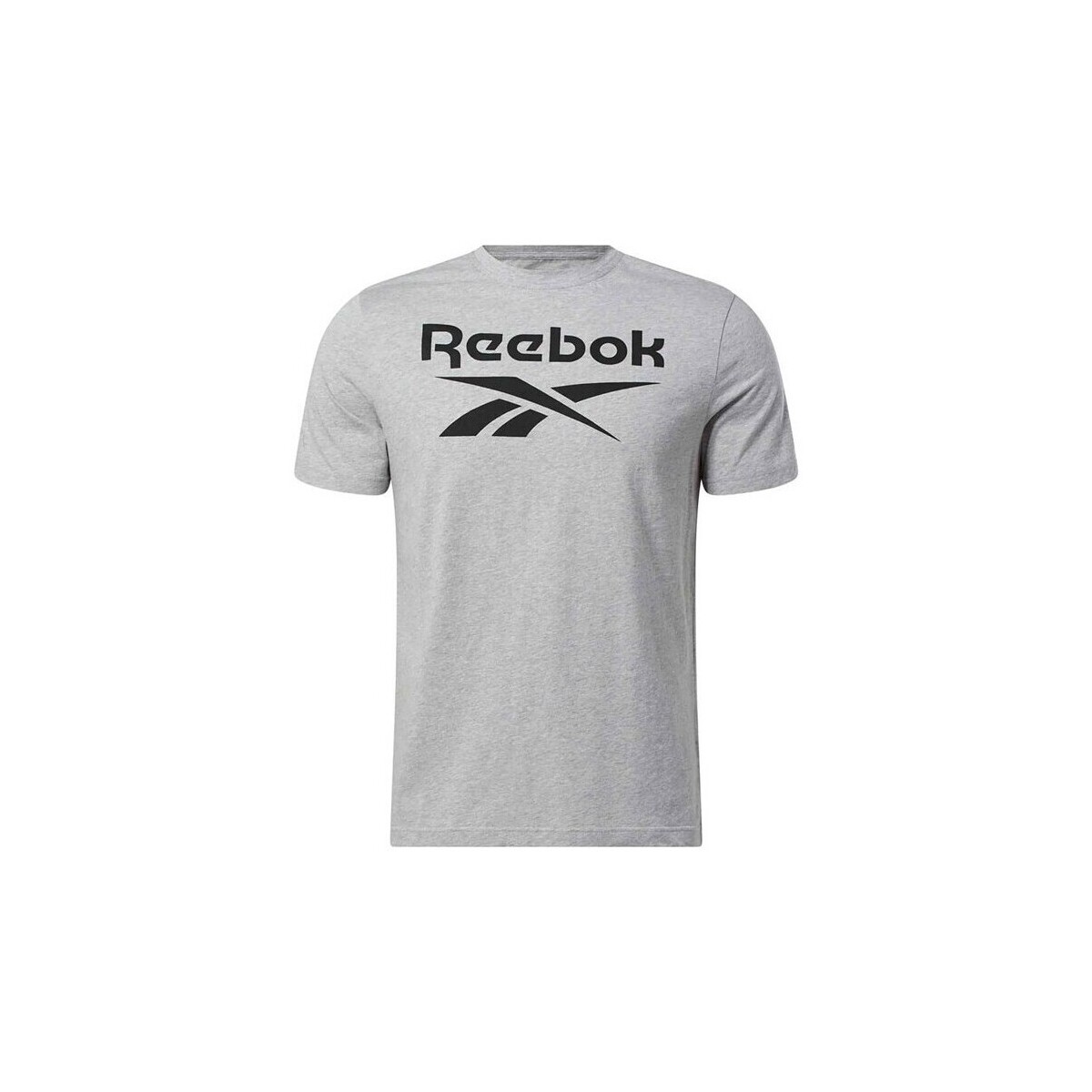 textil Hombre Camisetas manga corta Reebok Sport STACKED LOGO Gris