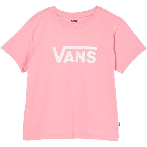 textil Mujer Camisetas manga corta Vans DROP V Rosa