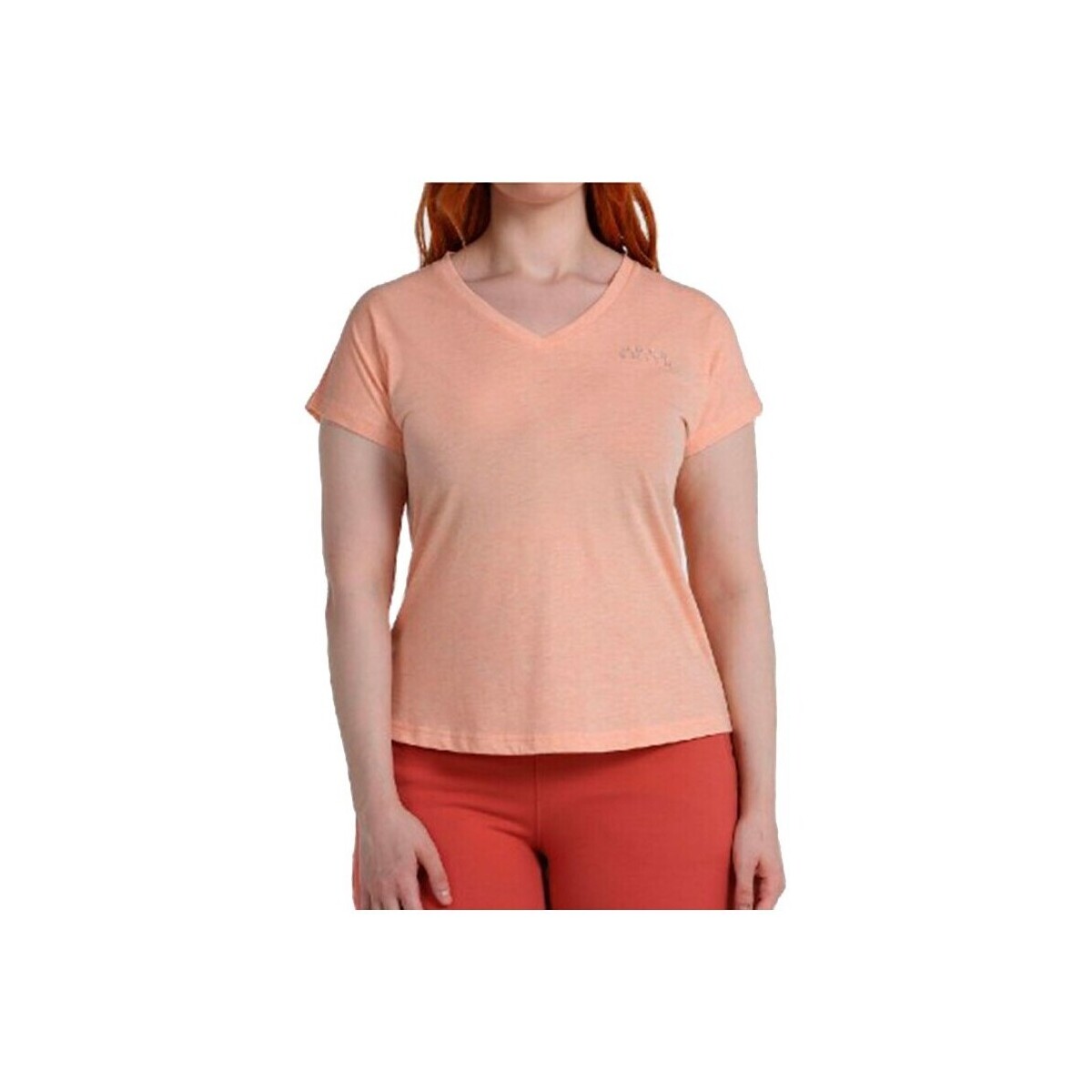textil Mujer Camisetas manga corta John Smith LONGA Naranja