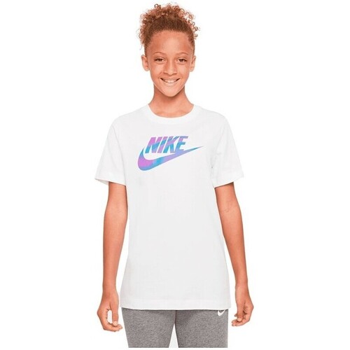 textil Niños Camisetas manga corta Nike BRAND DX9524-100 Blanco