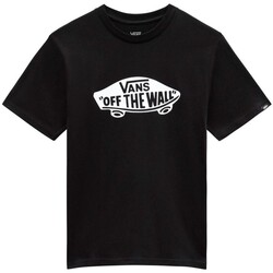 textil Niños Camisetas manga corta Vans OFF THE WALL BOARD Negro