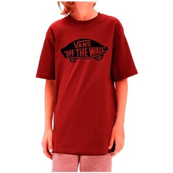 textil Niños Camisetas manga corta Vans OFF THE WALL BOARD Rojo