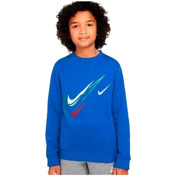 textil Niños Sudaderas Nike DX2296-480 Azul