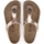 Zapatos Mujer Sandalias Birkenstock Gizeh 1023943 Regular - Copper Oro