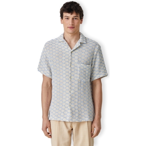 textil Hombre Camisas manga larga Portuguese Flannel Net Shirt - Blue Beige