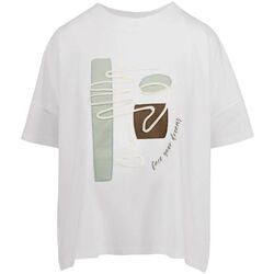 textil Mujer Tops y Camisetas Bomboogie TW8510 T JIN4-01 Blanco