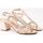 Zapatos Mujer Derbie & Richelieu Patricia Miller Sandalias  6257 Metal Champagne Amarillo