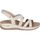 Zapatos Mujer Sandalias Skechers 163387-DKNT Beige