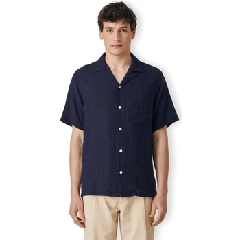 textil Hombre Camisas manga larga Portuguese Flannel Grain Shirt - Navy Azul