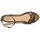 Zapatos Mujer Sandalias Petite Mendigote COLOMBE Negro / Oro
