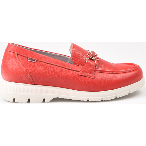 Zapatos Mujer Derbie & Richelieu Fluchos Mocasines  Gladis F1936 Rojo Rojo