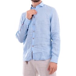 textil Hombre Camisas manga larga Yes Zee C505-UP00 Azul