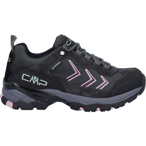 Zapatos Mujer Senderismo Cmp MELNICK LOW WMN TREKKING SHOES WP Negro