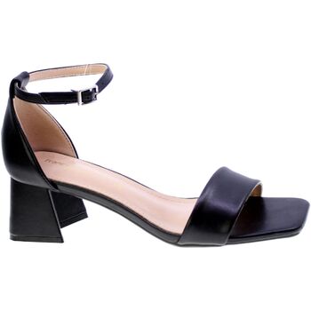 Zapatos Mujer Sandalias Francescomilano Sandalo Donna Nero E15-01a-ne Negro