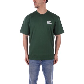 textil Hombre Camisetas manga corta Lacoste TH0133 Verde