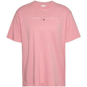 textil Mujer Camisetas manga corta Tommy Hilfiger DW0DW17836-TIC Rosa