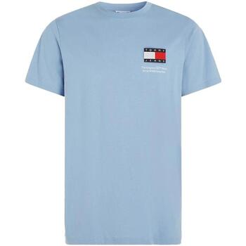 textil Hombre Camisetas manga corta Tommy Hilfiger DM0DM18263-C3S Azul