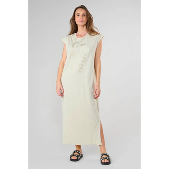 textil Mujer Vestidos Le Temps des Cerises Vestido largo recta IXORA Blanco