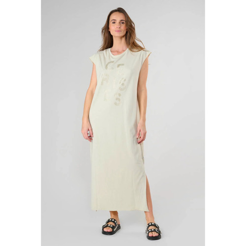 textil Mujer Vestidos Le Temps des Cerises Vestido largo recta IXORA Blanco