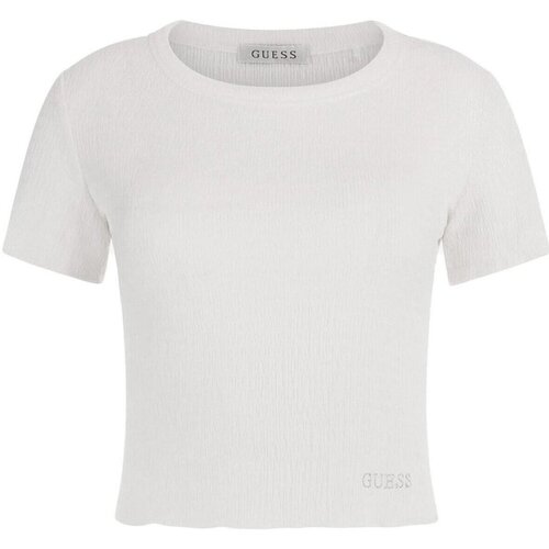 textil Tops y Camisetas Guess W3GP34 KBQI0 - Mujer Blanco
