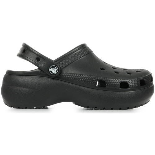 Zapatos Mujer Zuecos (Mules) Crocs Classic Platform Clog W Negro