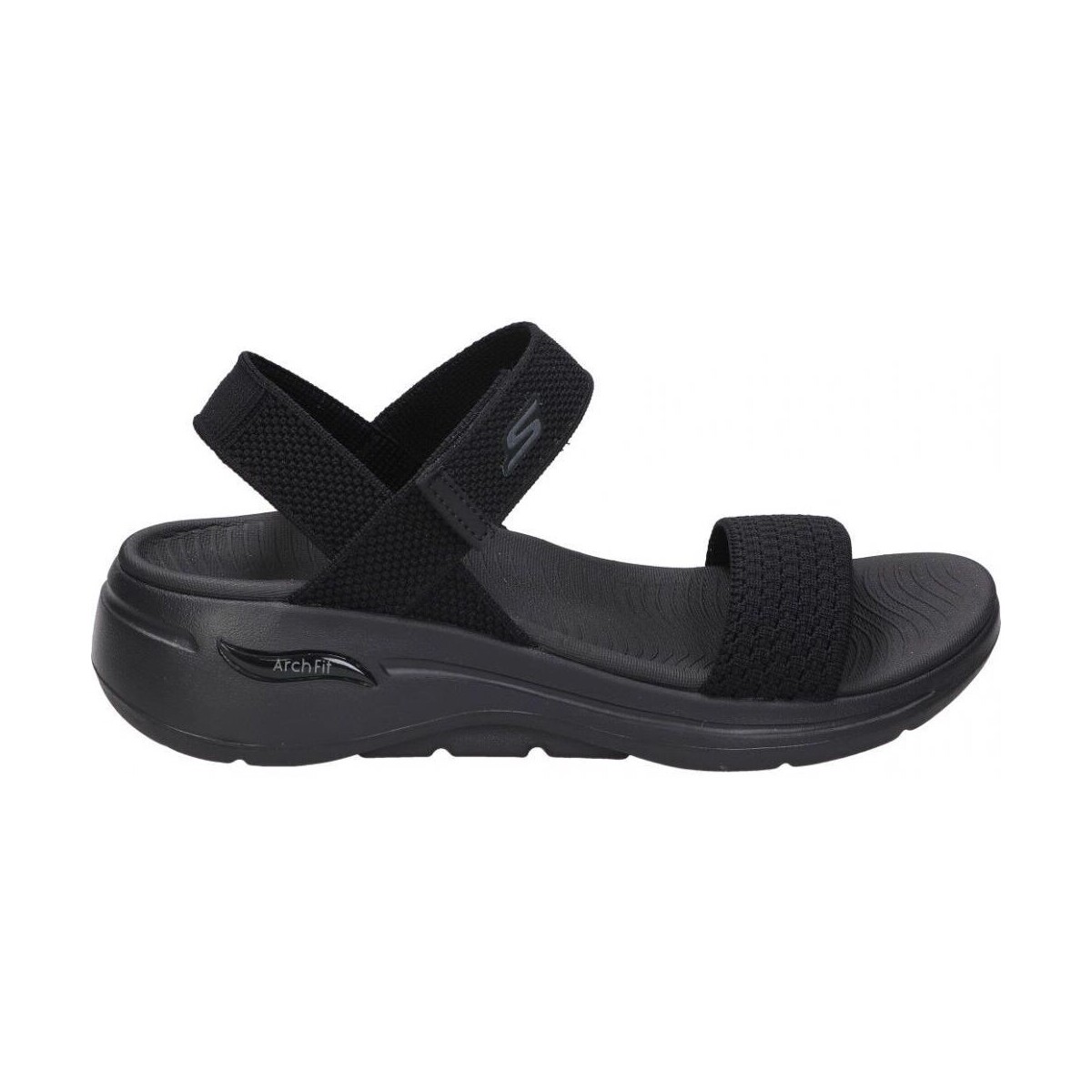 Zapatos Mujer Sandalias Skechers 140264-BBK Negro
