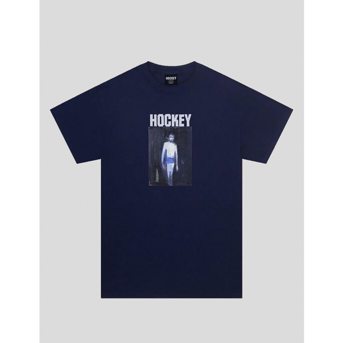 textil Hombre Camisetas manga corta Hockey CAMISETA  50% OF ANXIETY TEE  NAVY Azul