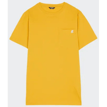 textil Hombre Tops y Camisetas K-Way K00AI30 Amarillo