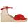 Zapatos Mujer Alpargatas Chika 10 CIBELES 12 Rojo