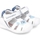 Zapatos Niños Sandalias Biomecanics Kids Sandals 242123-A - White Azul