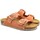 Zapatos Mujer Sandalias Biocomfort Sandalias bio planas de piel naranja by Naranja