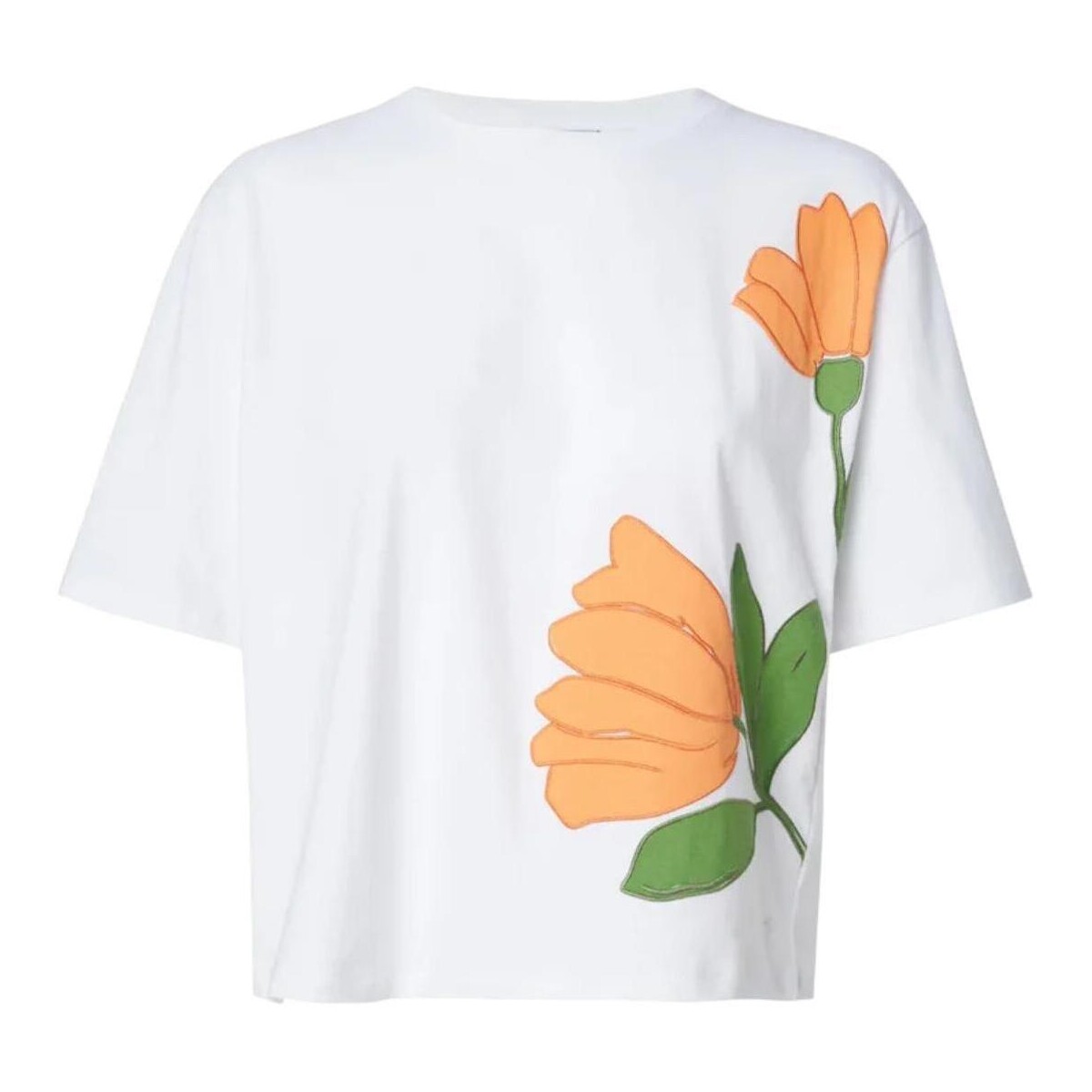 textil Mujer Camisetas manga corta Salsa 21007838 001 Blanco