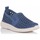Zapatos Mujer Mocasín Plumaflex 3707 Azul