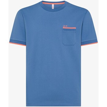 Sun68 T34124 T-Shirt/Polo hombre Azul