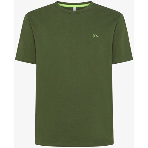 textil Hombre Camisetas manga corta Sun68 T34123 Verde