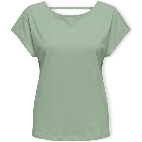 textil Mujer Tops / Blusas Only Top May Life S/S - Subtle Green Verde