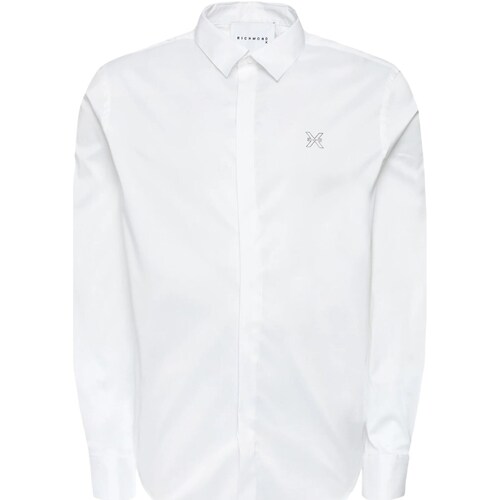 textil Hombre Camisas manga larga John Richmond UMP24105CA Blanco