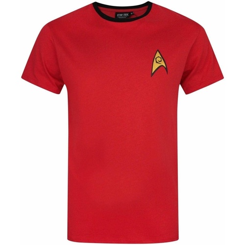 textil Hombre Camisetas manga larga Star Trek NS8091 Negro