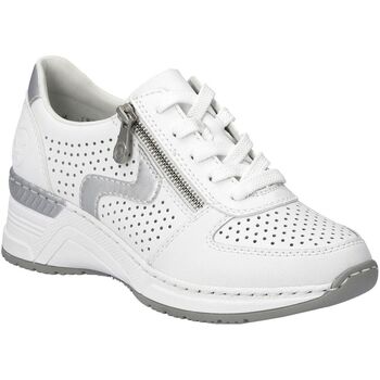 Zapatos Mujer Richelieu Rieker N4340 Blanco