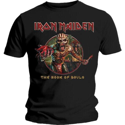 textil Camisetas manga larga Iron Maiden Book of Souls Eddie Negro