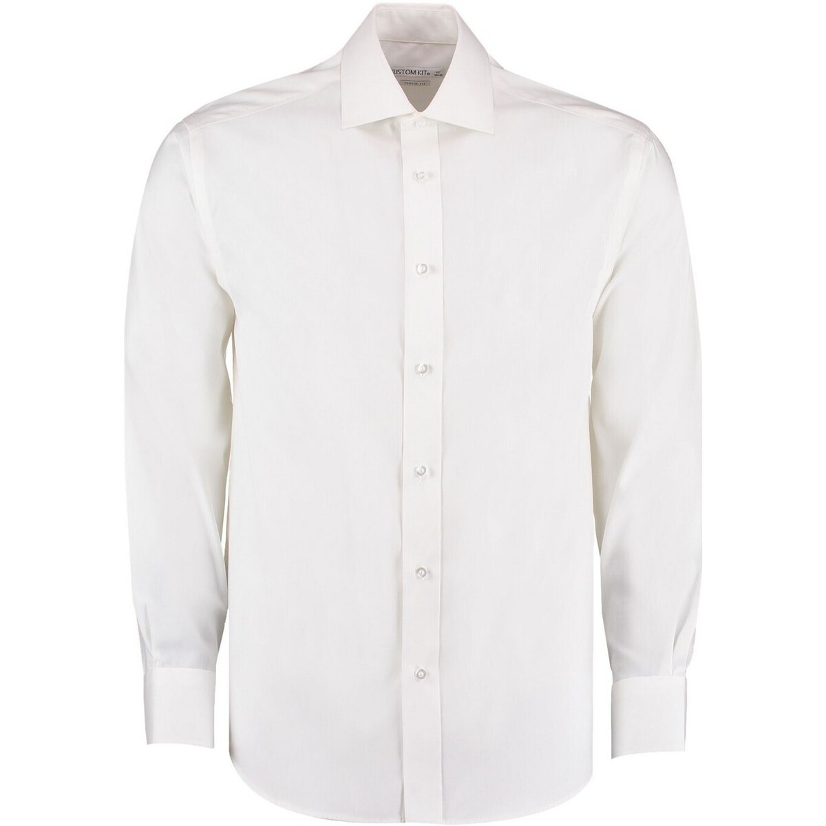 textil Hombre Camisas manga corta Kustom Kit Executive Premium Blanco