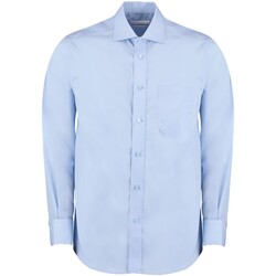 textil Hombre Camisas manga larga Kustom Kit Corporate Azul