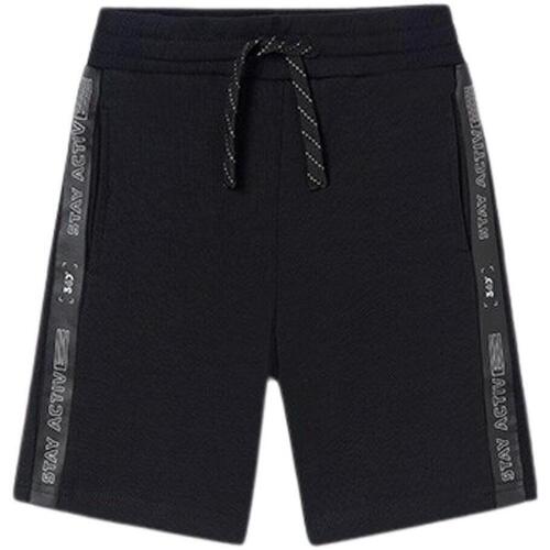textil Niño Shorts / Bermudas Mayoral Bermuda cintas print Negro