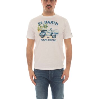 textil Hombre Camisetas manga corta Mc2 Saint Barth TSHIRT MAN Blanco