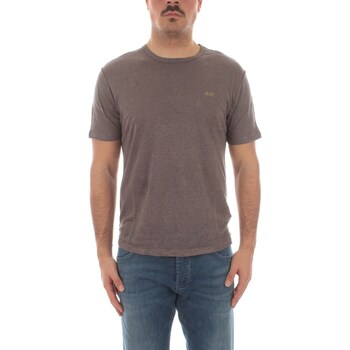 textil Hombre Camisetas manga corta Sun68 T34132 Gris