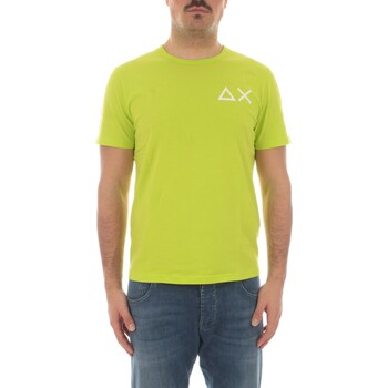 textil Hombre Camisetas manga corta Sun68 T34105 Verde