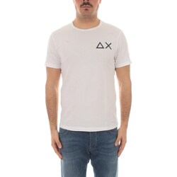textil Hombre Camisetas manga corta Sun68 T34105 Blanco