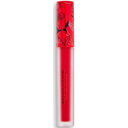 Belleza Mujer Pintalabios Makeup Revolution Vinyl Liquid Lipstick - Haunted - Haunted Rojo