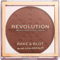 Belleza Mujer Colorete & polvos Makeup Revolution Baking and Finishing Powder Bake & Blot - Deep Dark - Deep Dark Marrón